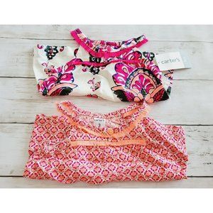 •Carter's 3 Month Medallion Boho Tanks